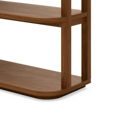 Maren 64" Shelving Unit, Short - Walnut