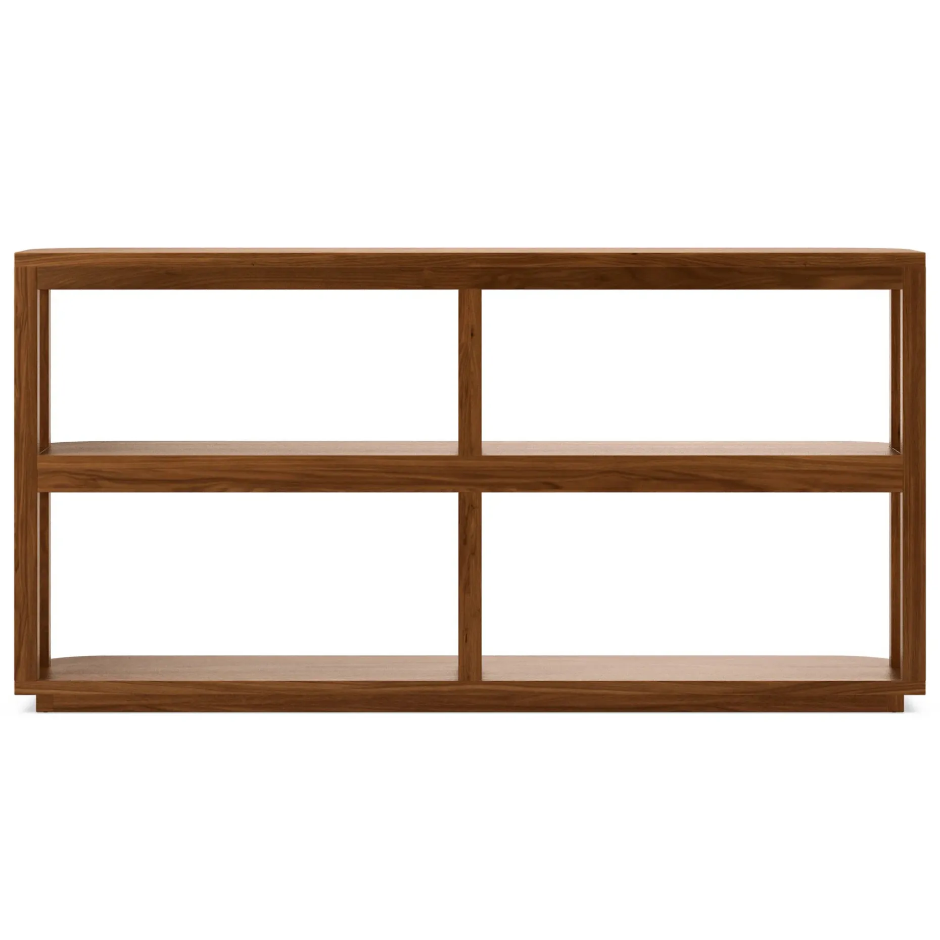 Maren 64" Shelving Unit, Short - Walnut