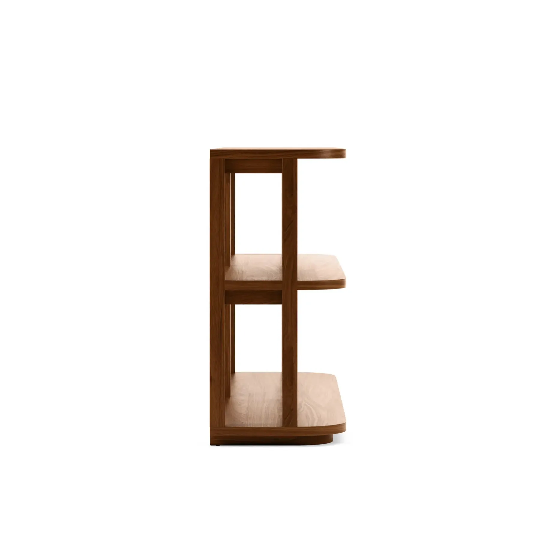 Maren 64" Shelving Unit, Short - Walnut