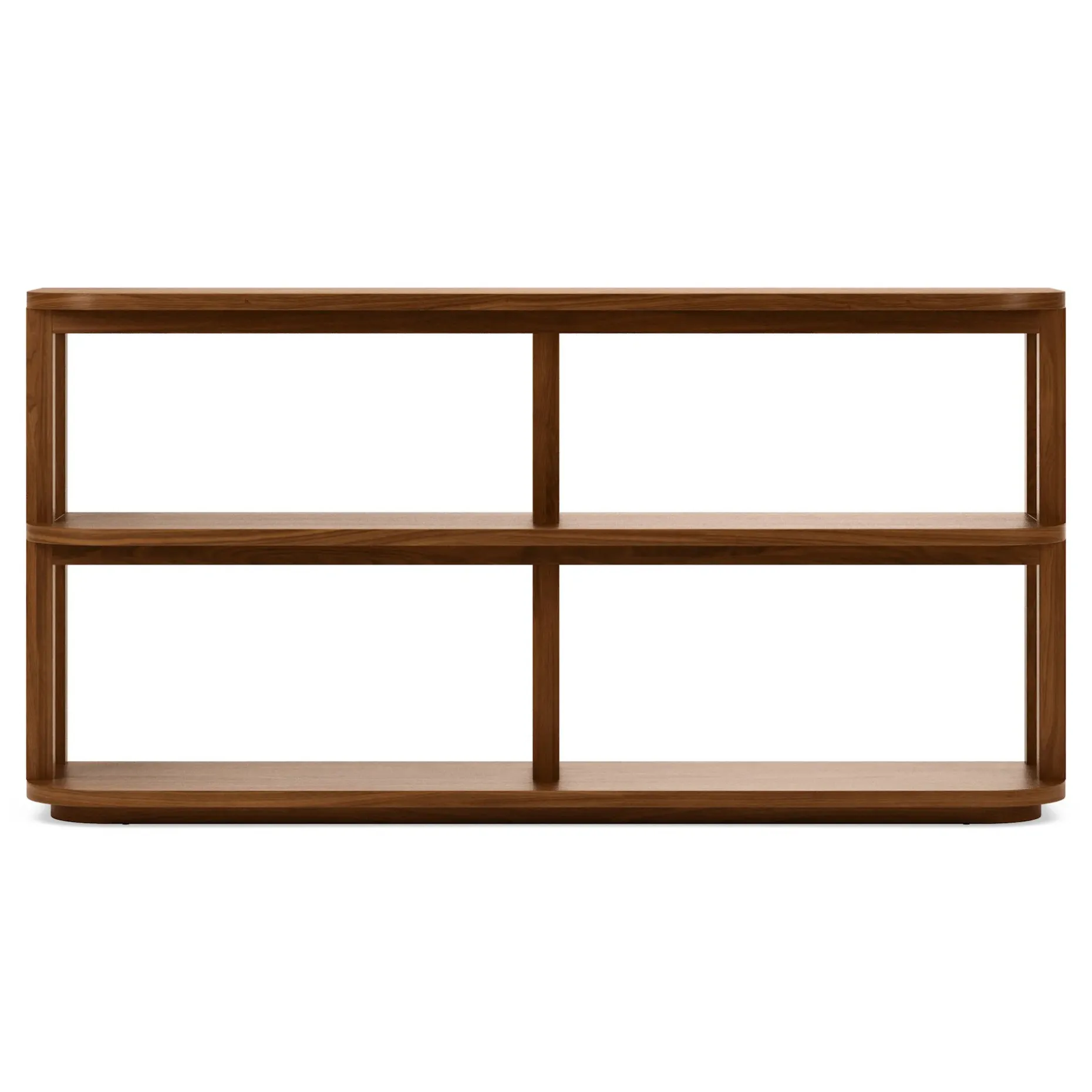 Maren 64" Shelving Unit, Short - Walnut