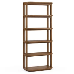 Maren 32" Shelving Unit - Smoked Oak