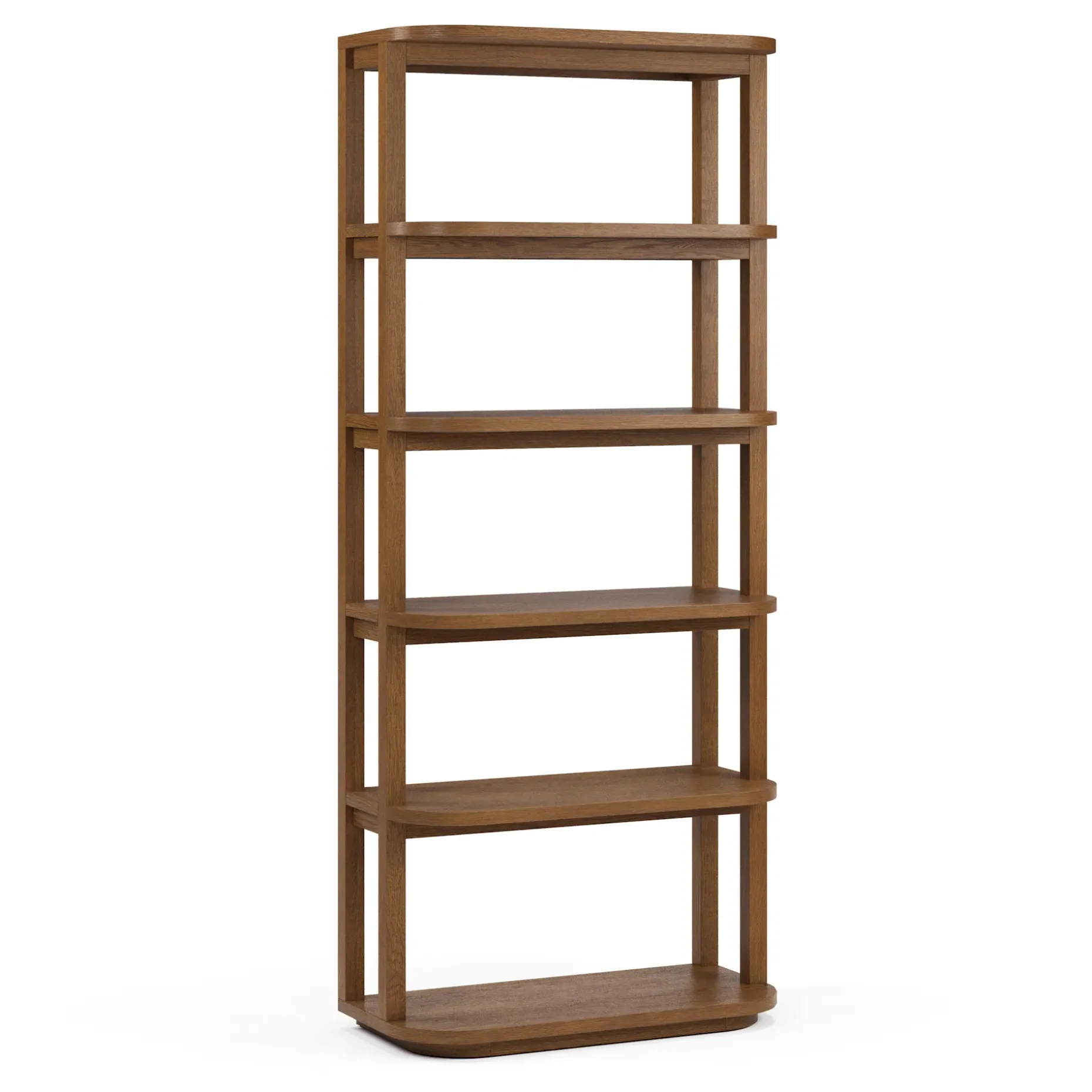 Maren 32" Shelving Unit - Smoked Oak