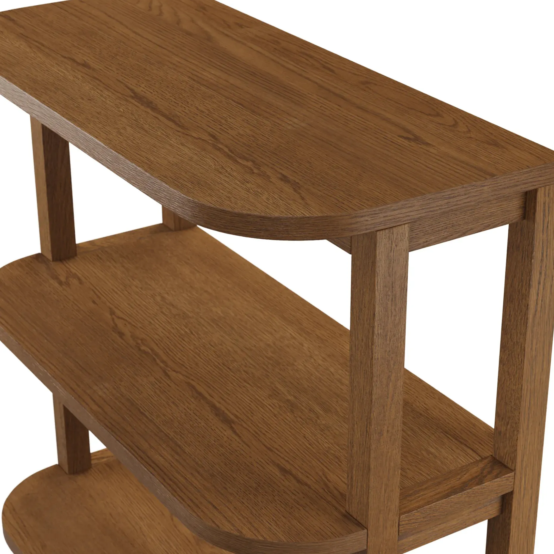 Maren 32" Shelving Unit - Smoked Oak