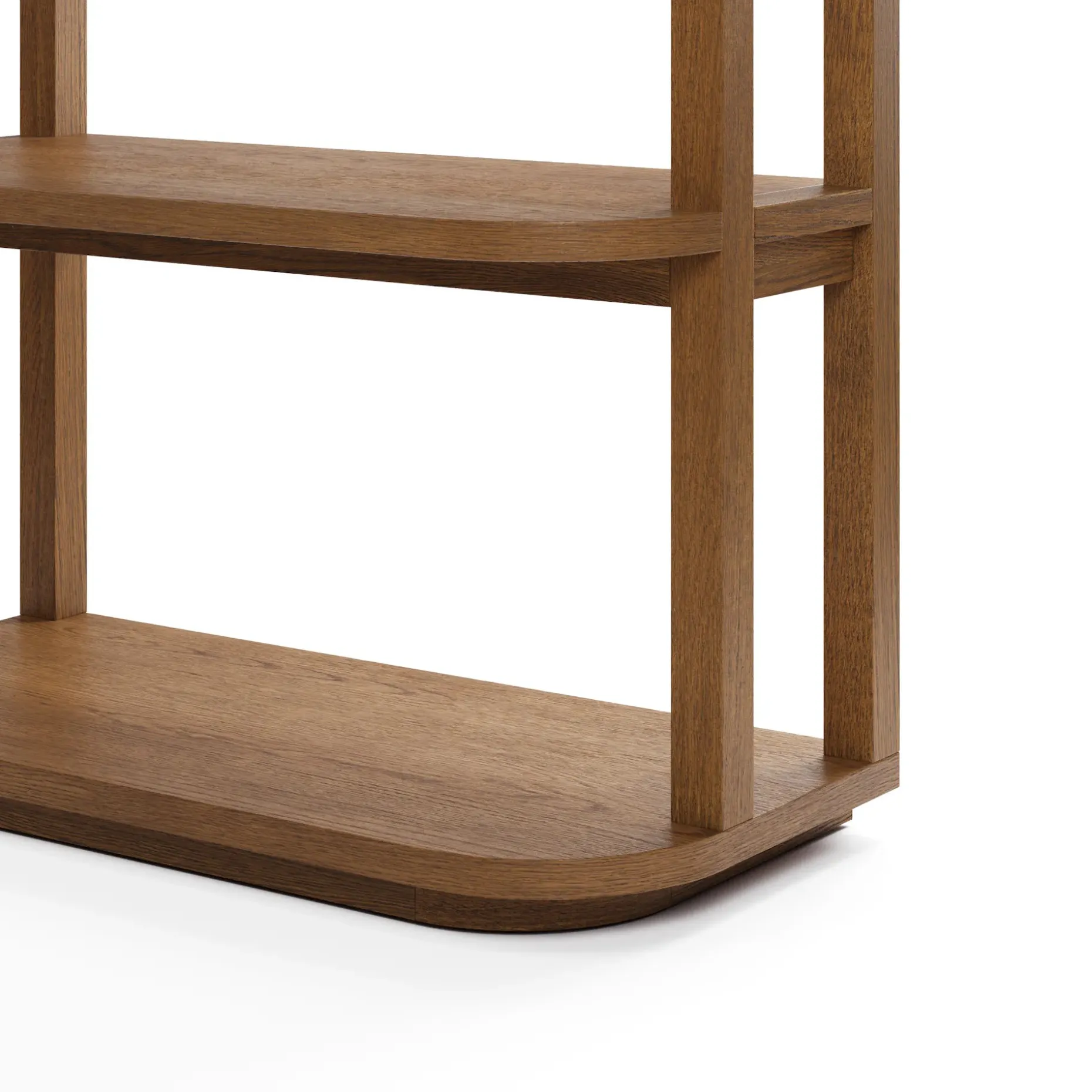 Maren 32" Shelving Unit - Smoked Oak
