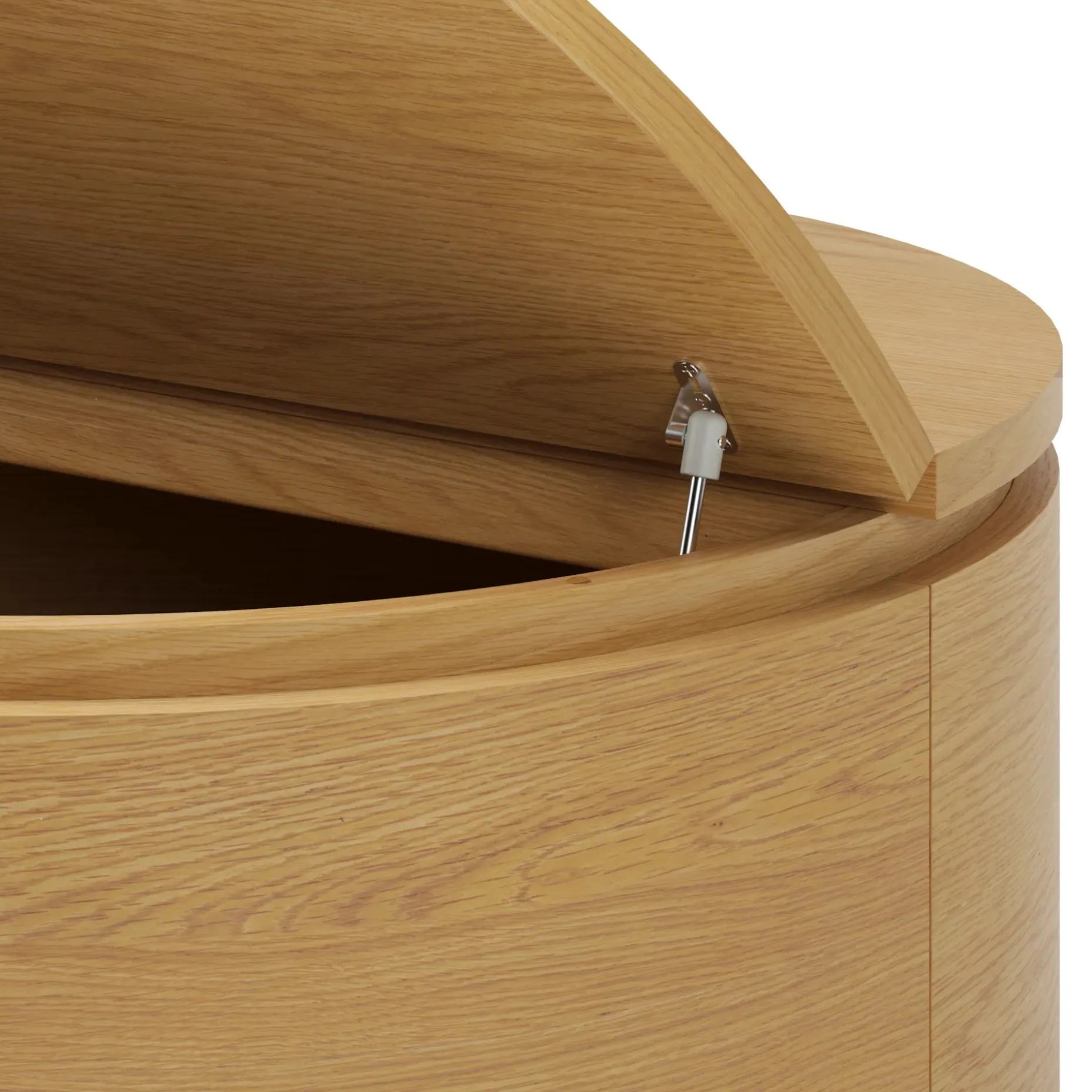 Maren 32" Storage Coffee Table - Natural Oak