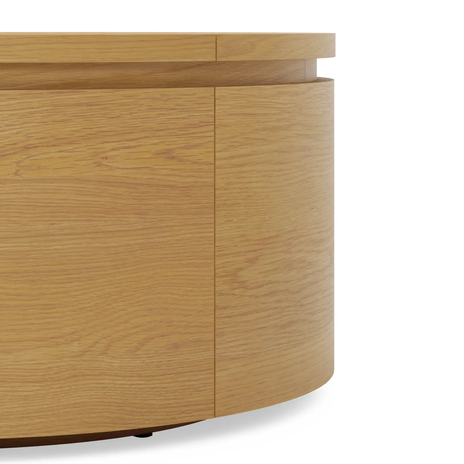 Maren 32" Storage Coffee Table - Natural Oak
