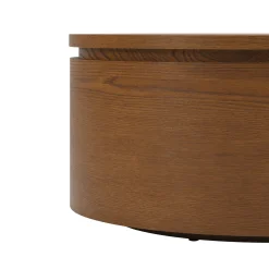 Maren 32" Storage Coffee Table - Smoked Oak