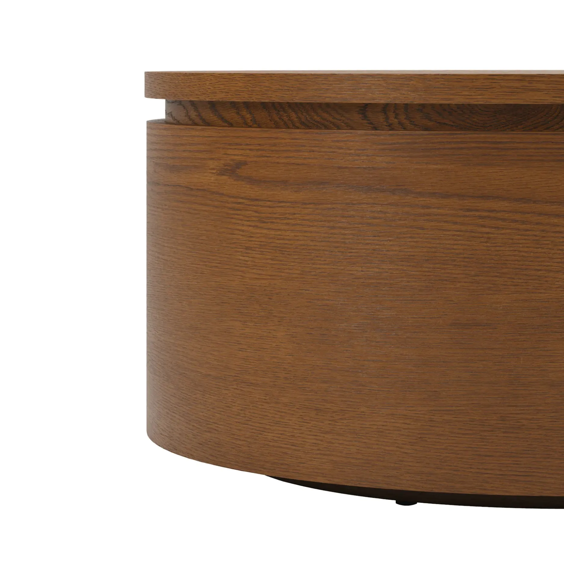 Maren 32" Storage Coffee Table - Smoked Oak