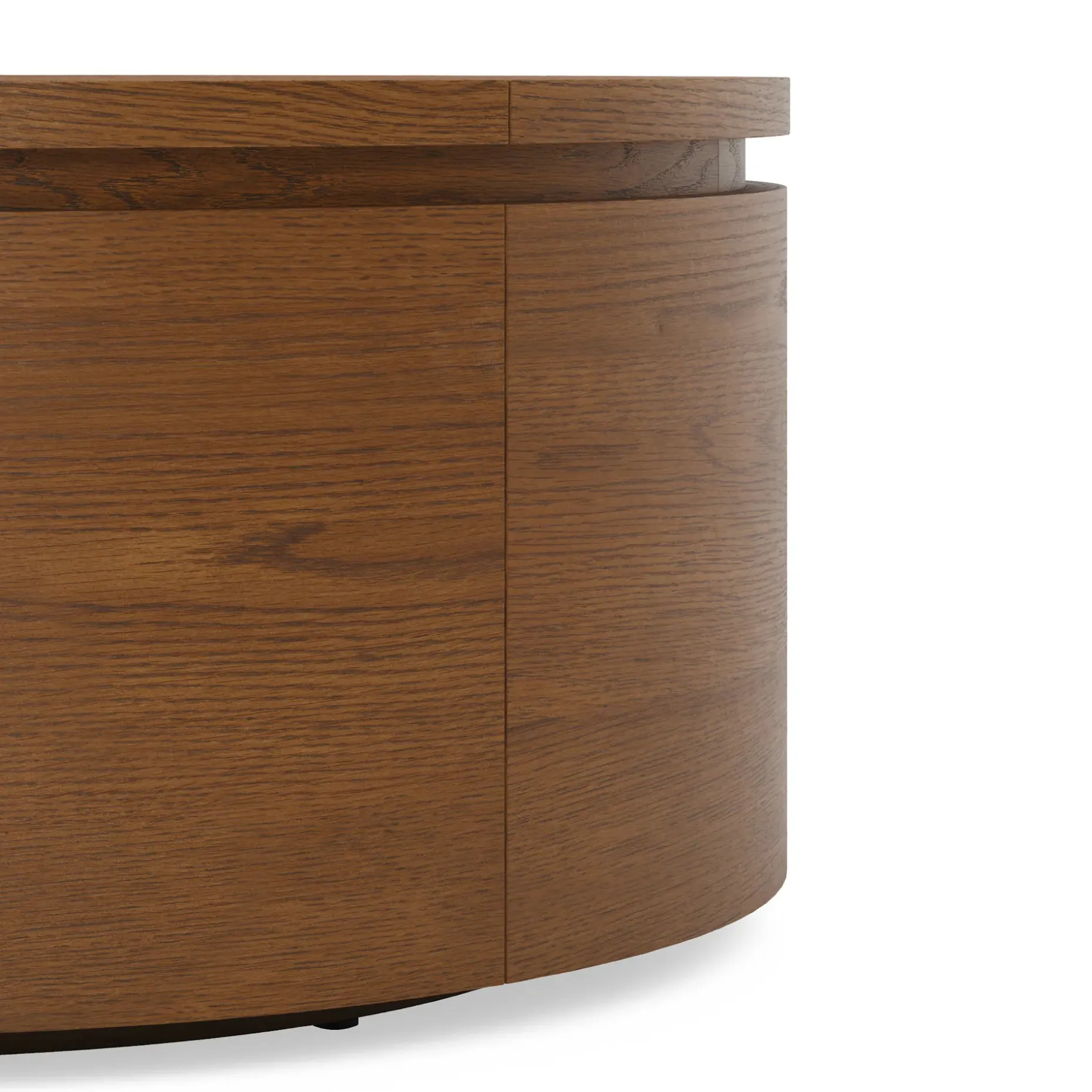 Maren 32" Storage Coffee Table - Smoked Oak