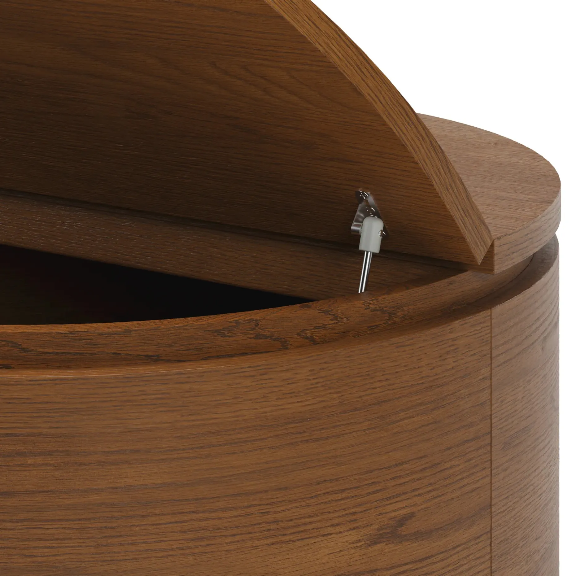 Maren 32" Storage Coffee Table - Smoked Oak