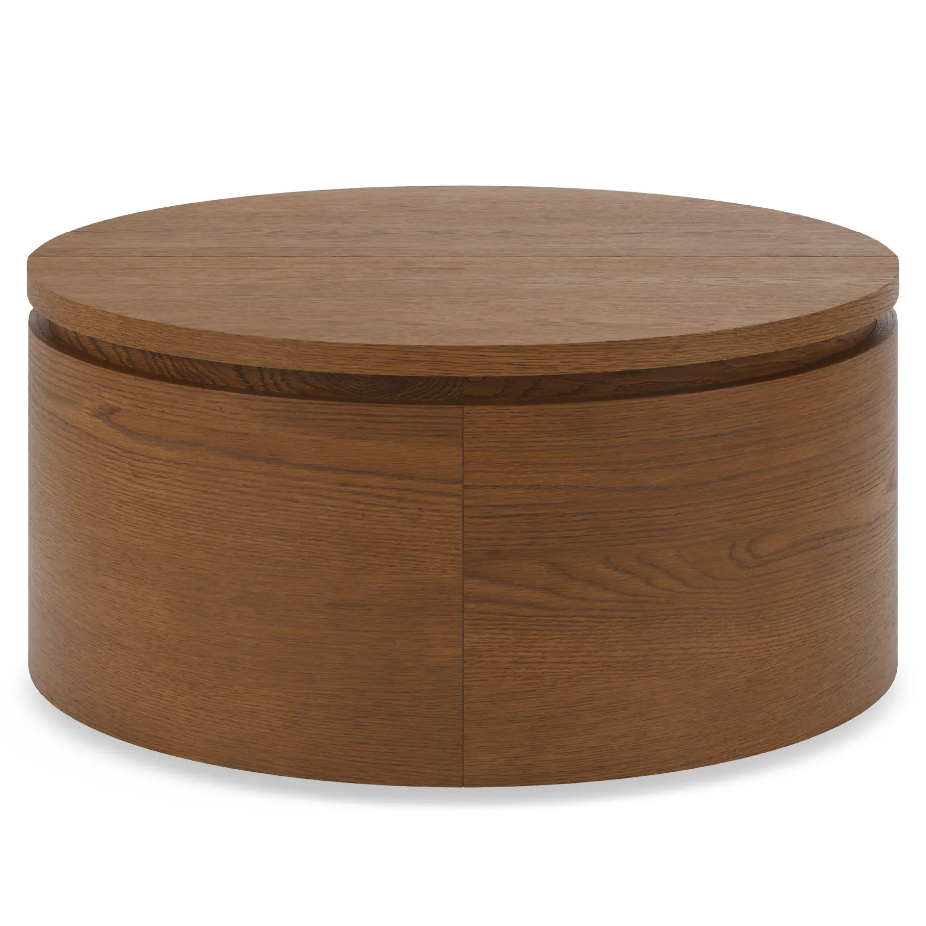 Maren 32" Storage Coffee Table - Smoked Oak