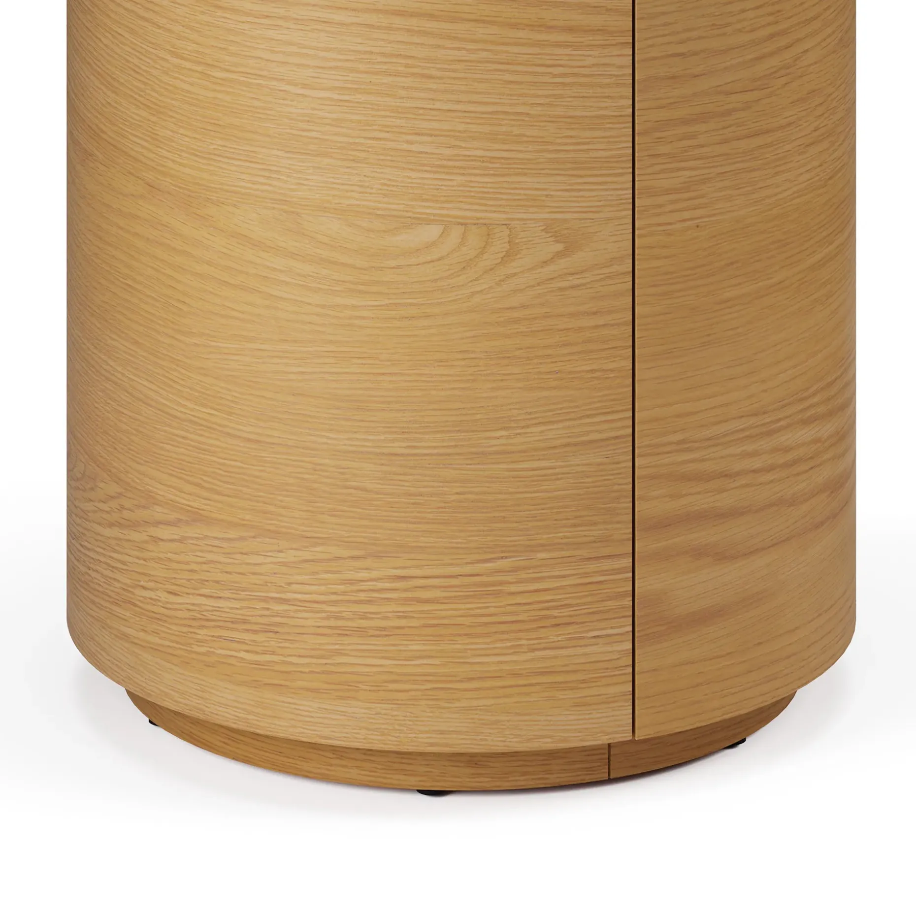 Maren Storage Side Table - Natural Oak