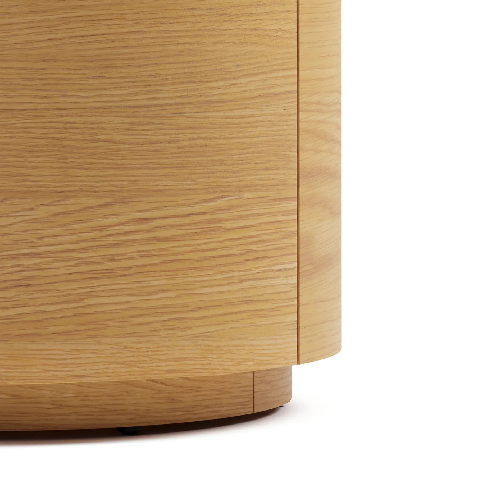 Maren Storage Side Table - Natural Oak