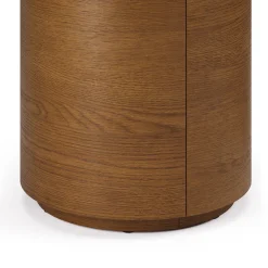 Maren Storage Side Table - Smoked Oak