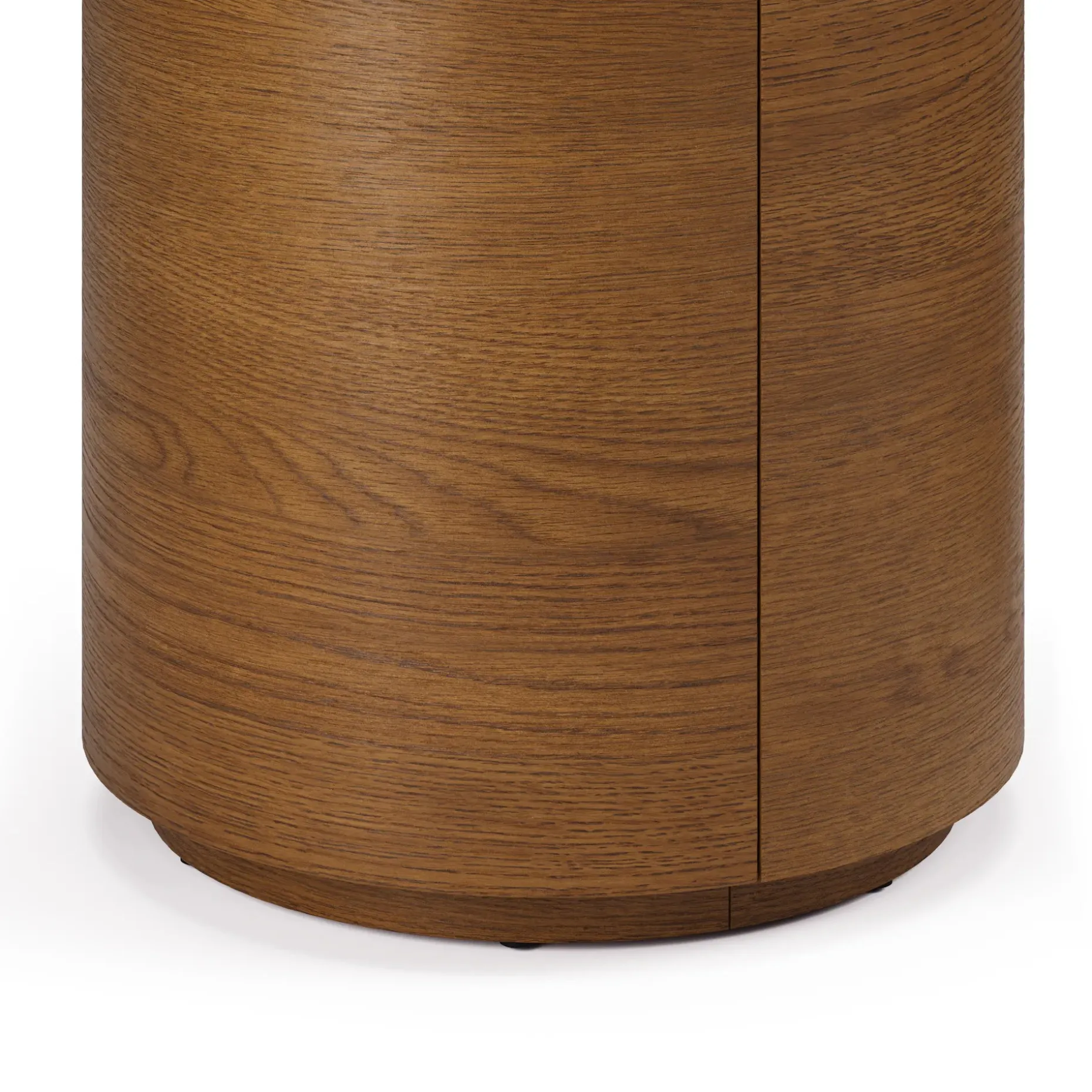 Maren Storage Side Table - Smoked Oak