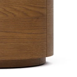 Maren Storage Side Table - Smoked Oak