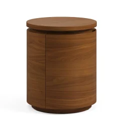 Maren Storage Side Table - Walnut