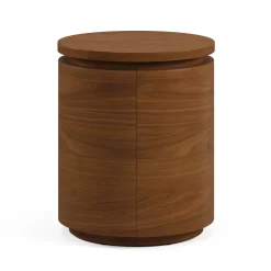 Maren Storage Side Table - Walnut