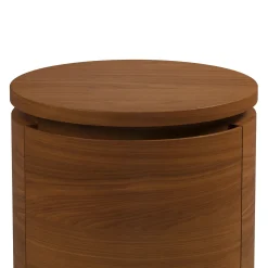 Maren Storage Side Table - Walnut