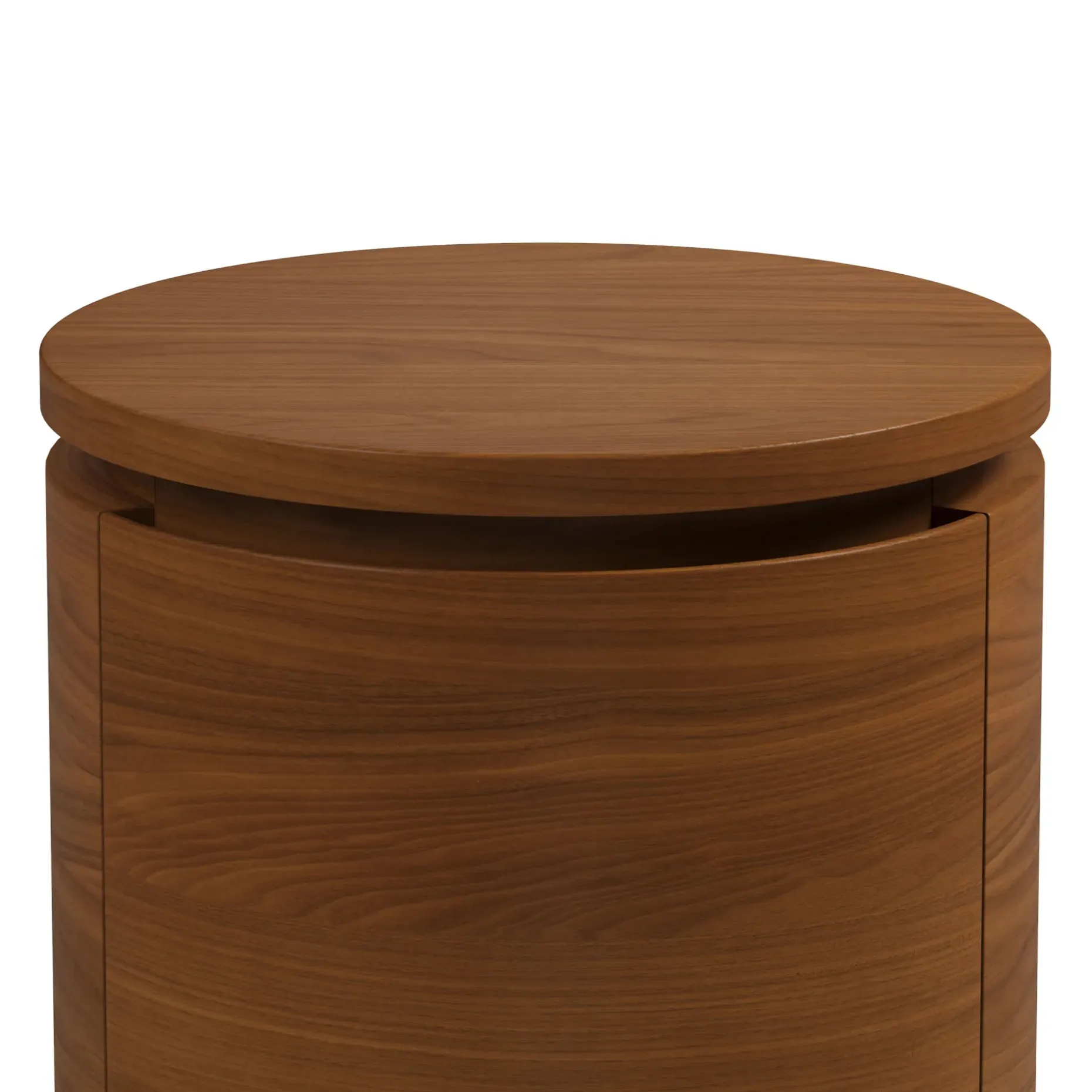 Maren Storage Side Table - Walnut