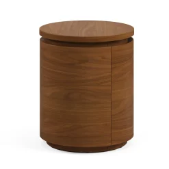Maren Storage Side Table - Walnut