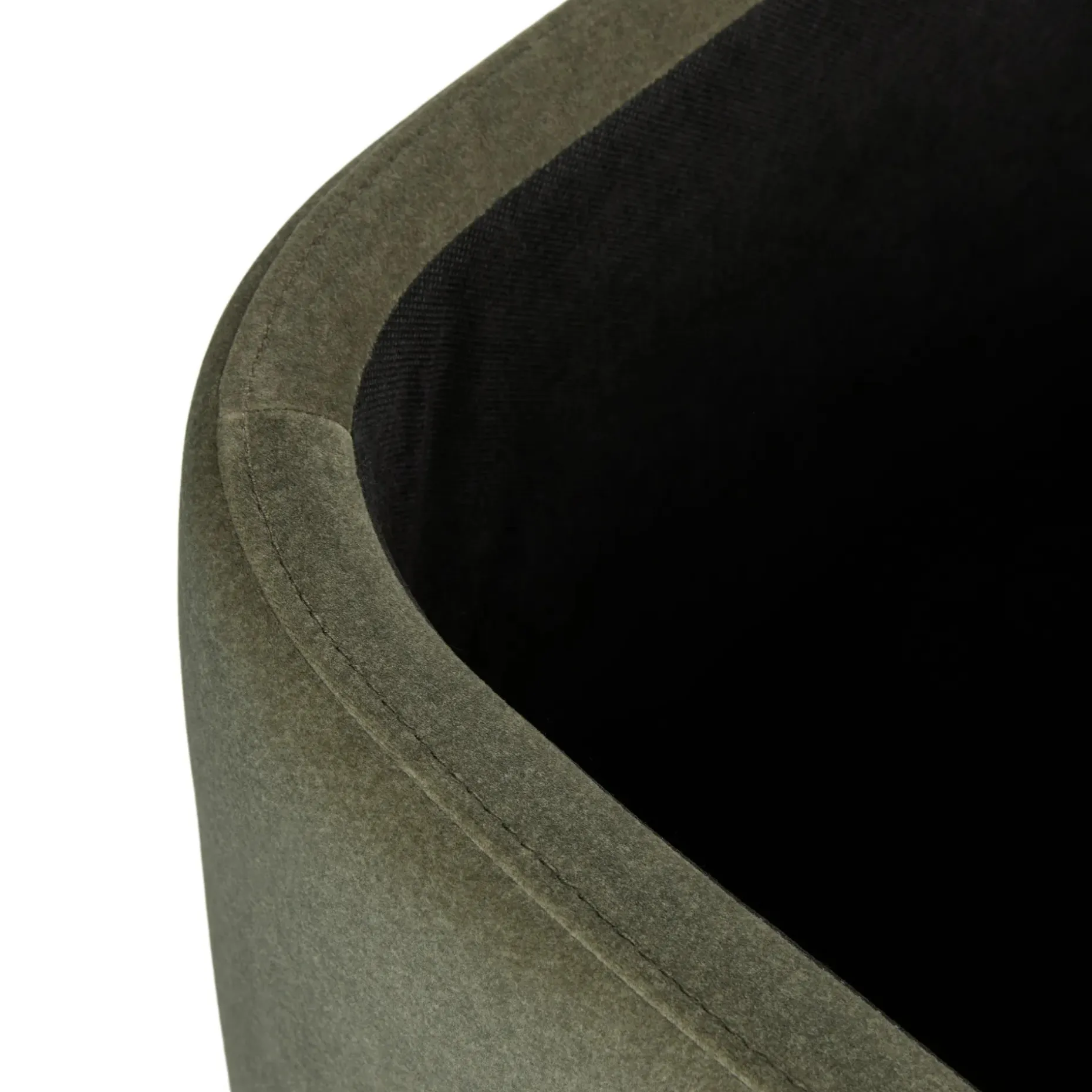 Maribo 19" Storage Ottoman - Felted Green
