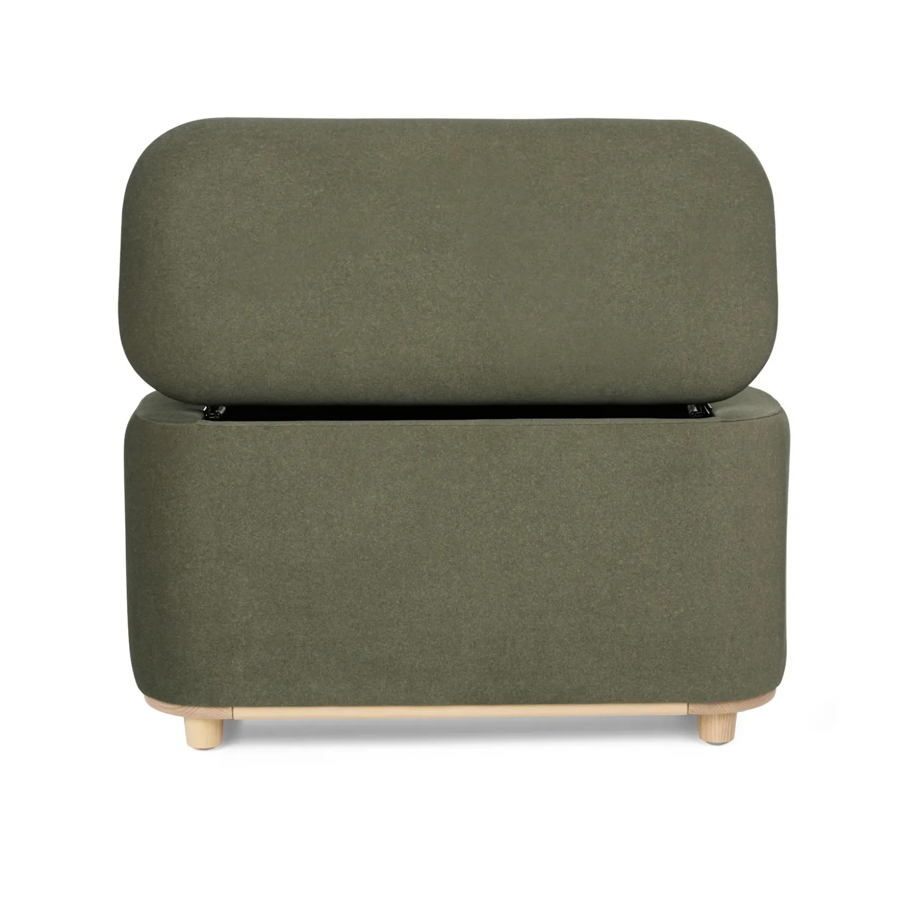 Maribo 32" Storage Ottoman - Felted Green