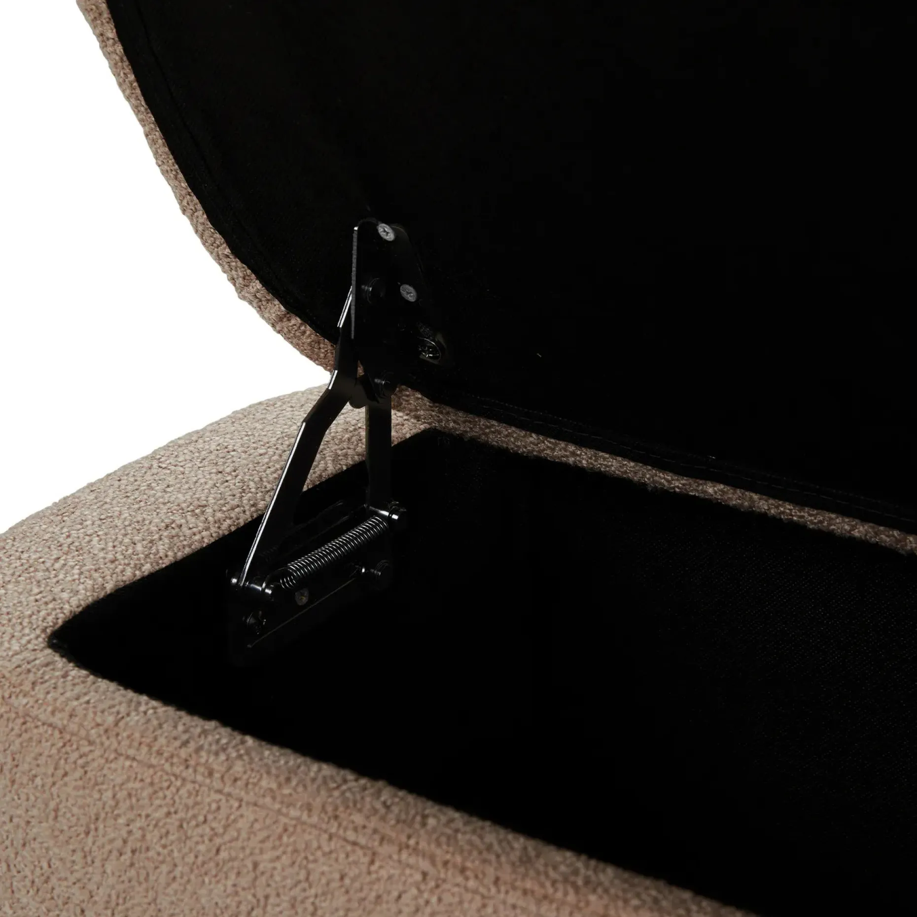 Maribo 32" Storage Ottoman - Sandstone Wool Bouclé