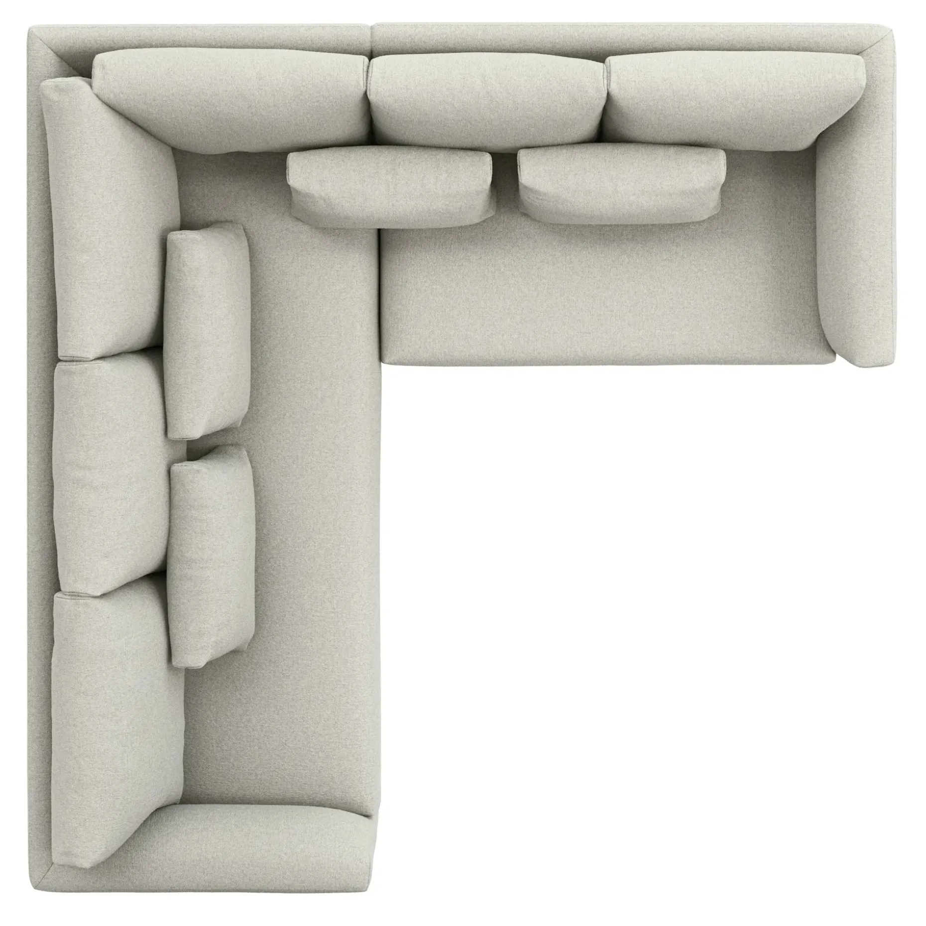 Marina 92" Corner Sectional - Clover Ivory
