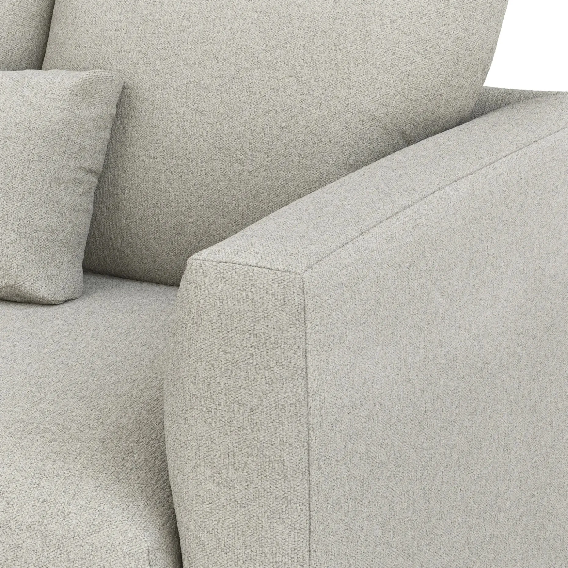 Marina 92" Corner Sectional - Clover Ivory