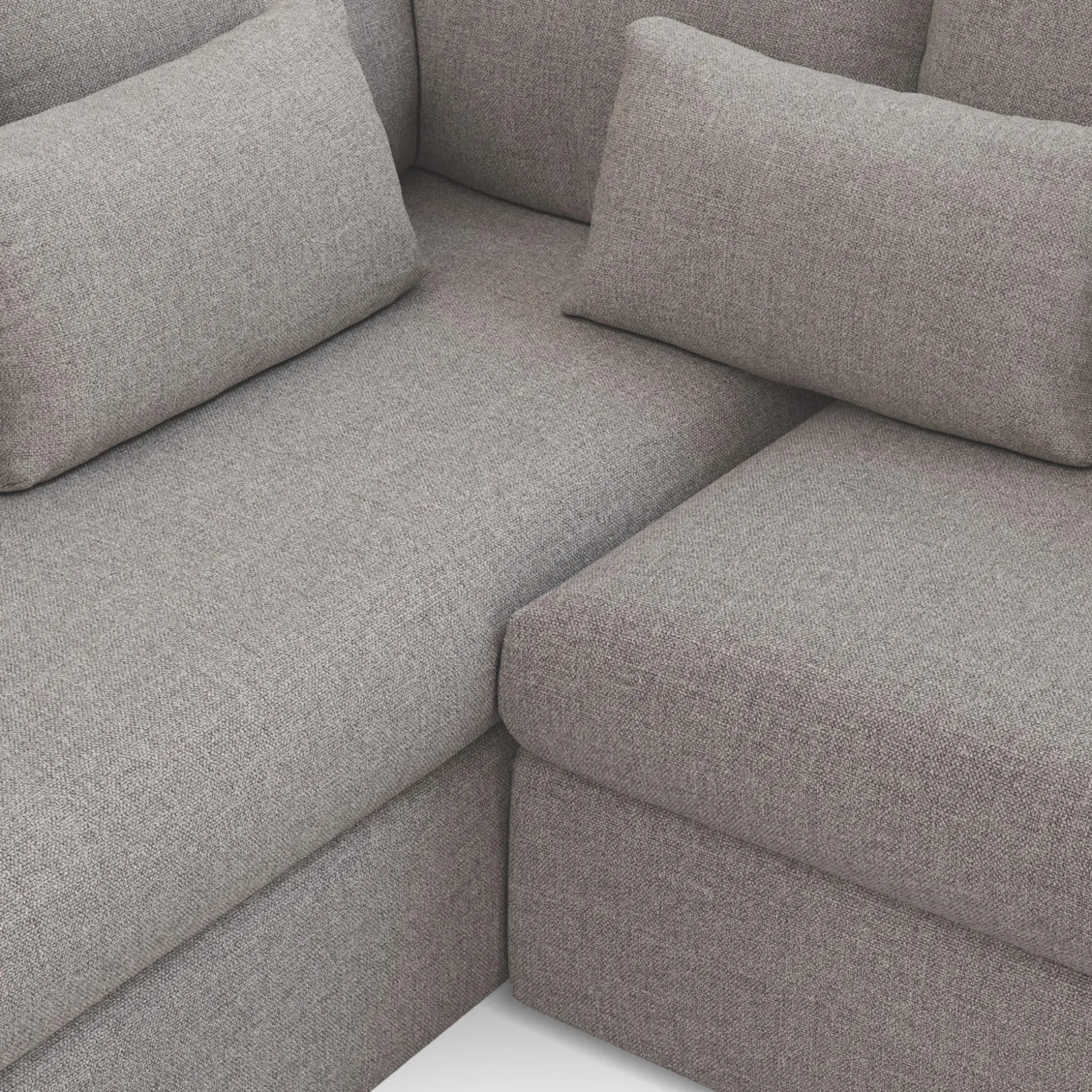 Marina 92" Corner Sectional - Hestia Gray