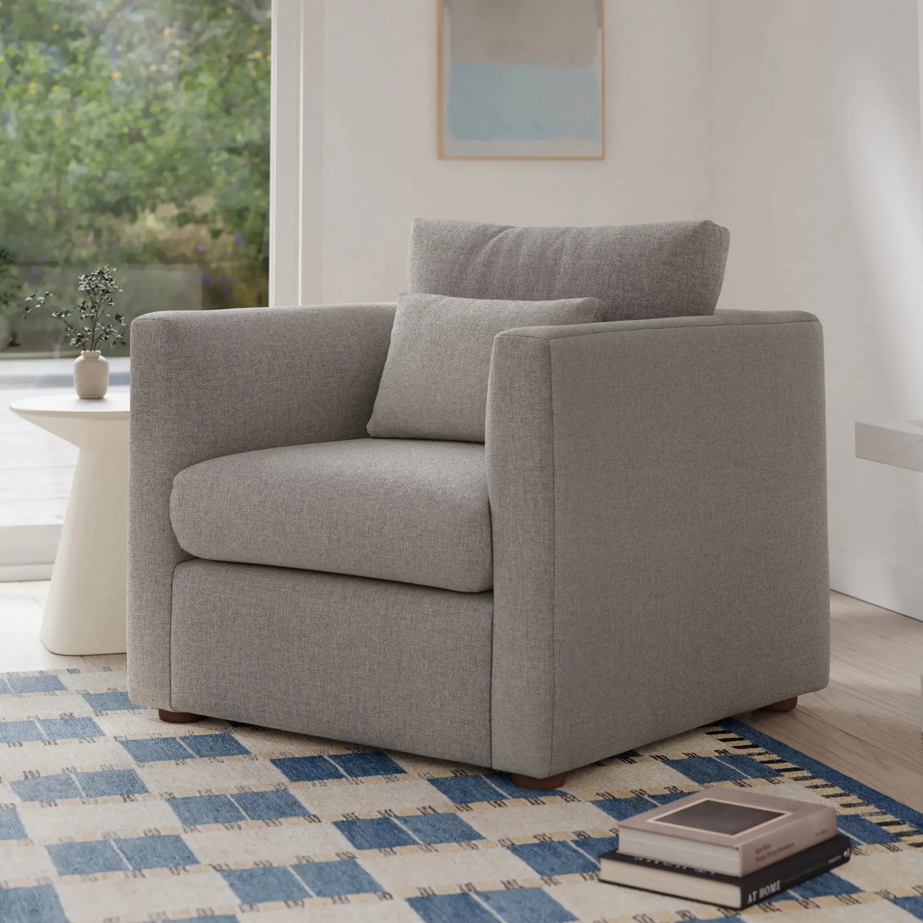 Marina 38" Lounge Chair - Hestia Gray
