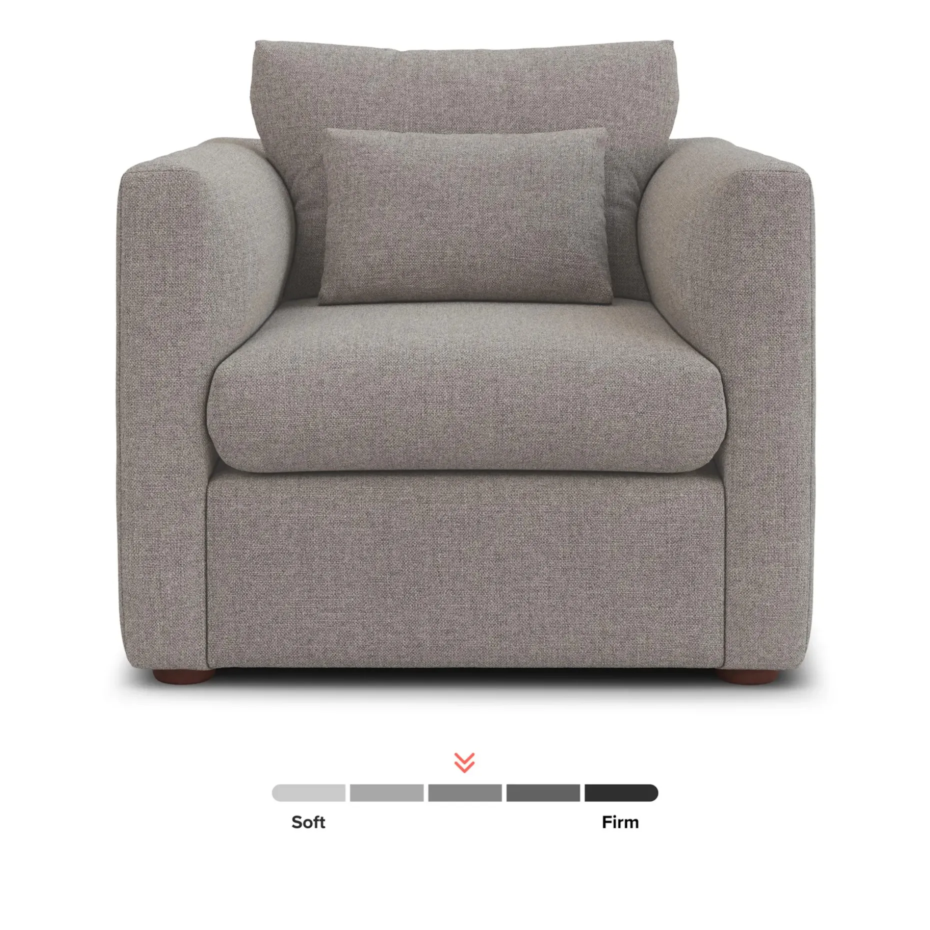 Marina 38" Lounge Chair - Hestia Gray