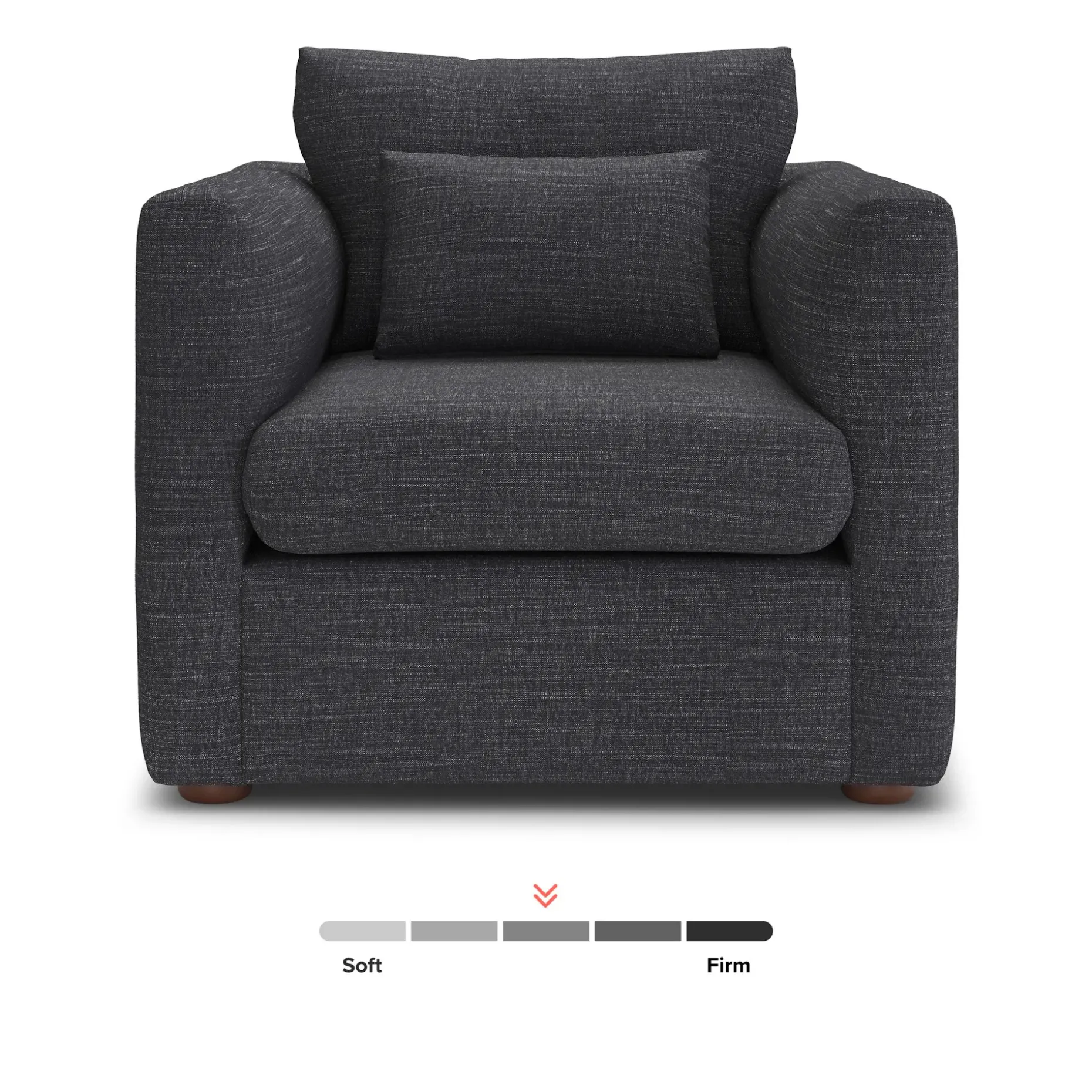 Marina 38" Lounge Chair - Napa Charcoal