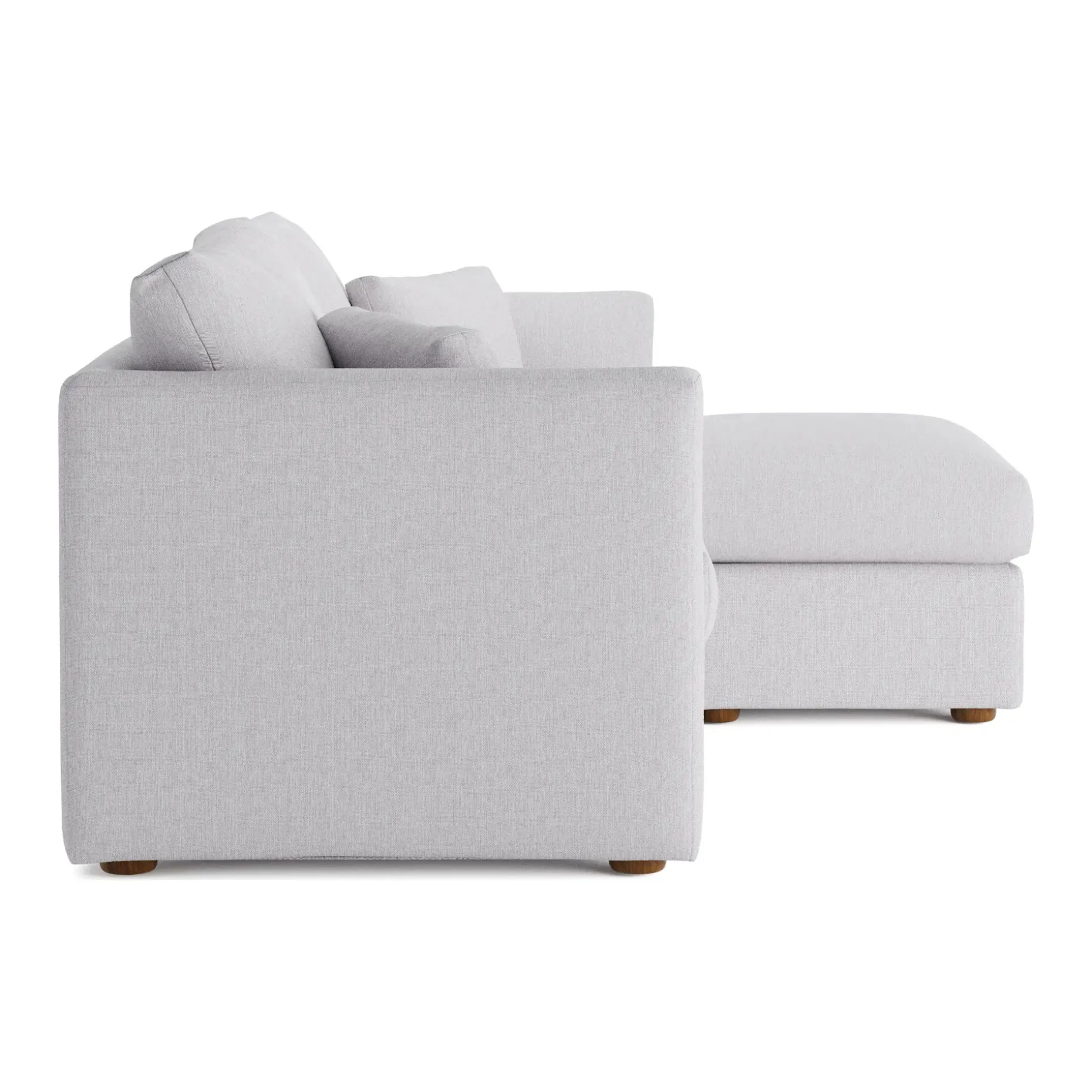 Marina 80" Reversible Storage Sectional - Silver Ivory