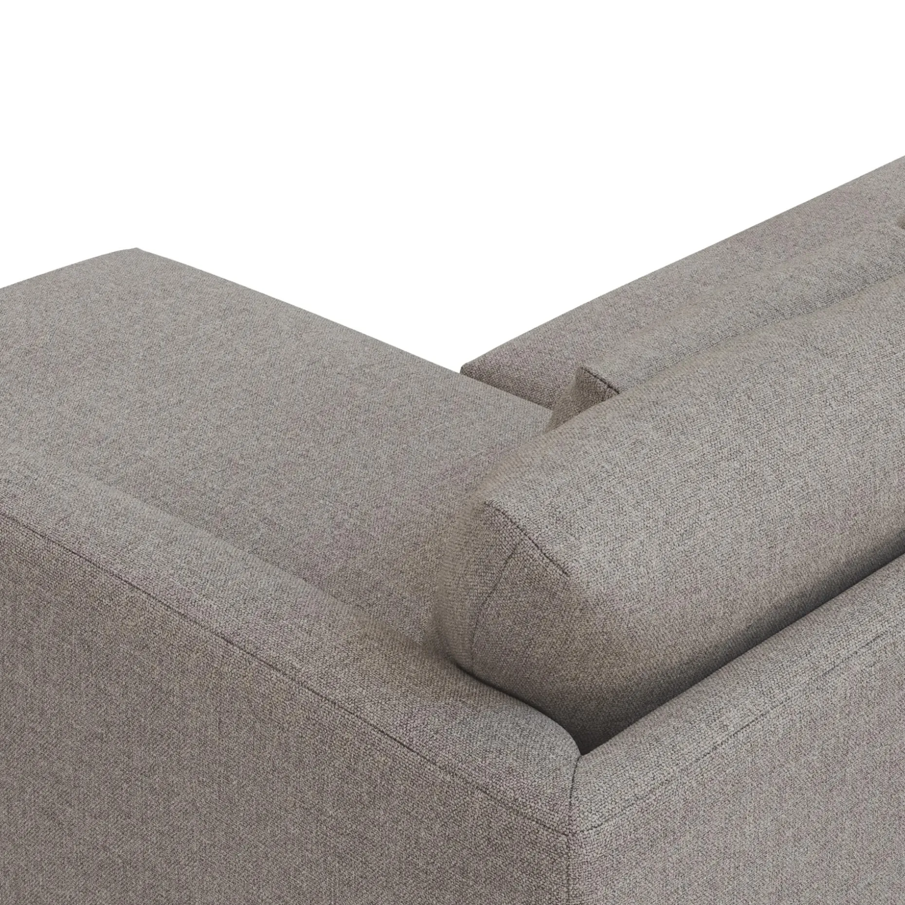 Marina 90" Reversible Storage Sectional - Hestia Gray