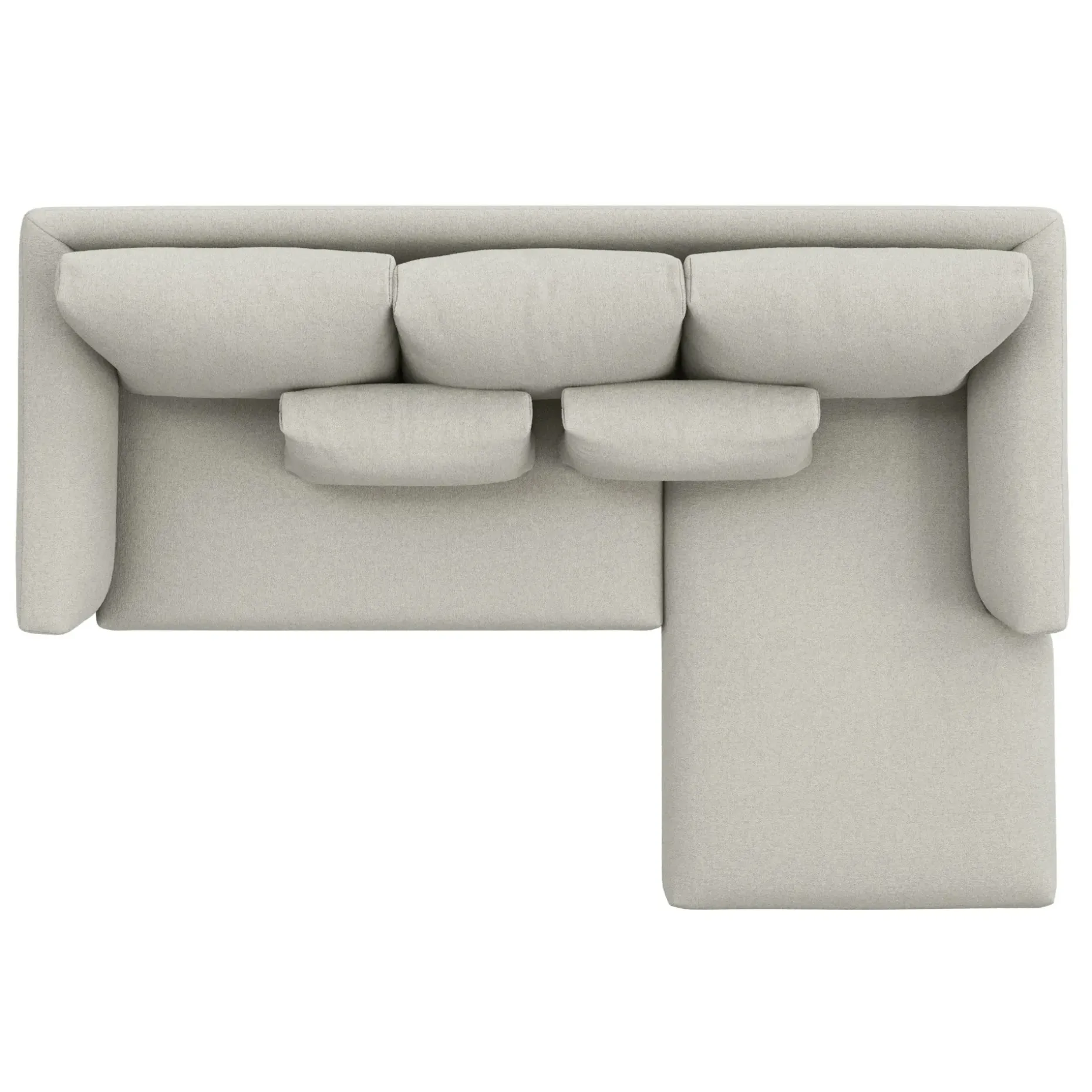 Marina 90" Reversible Storage Sleeper Sectional - Clover Ivory