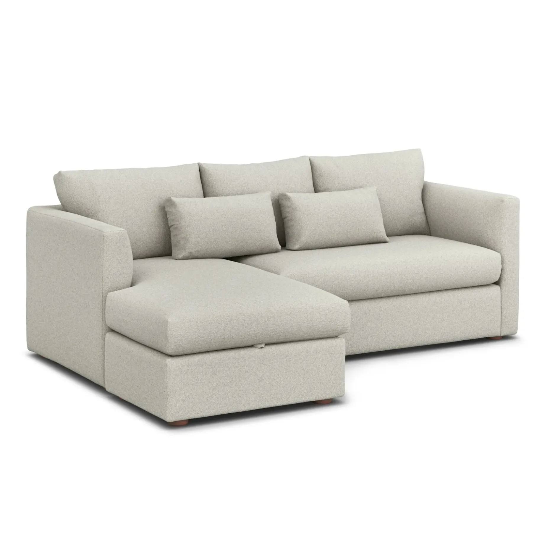 Marina 90" Reversible Storage Sleeper Sectional - Clover Ivory