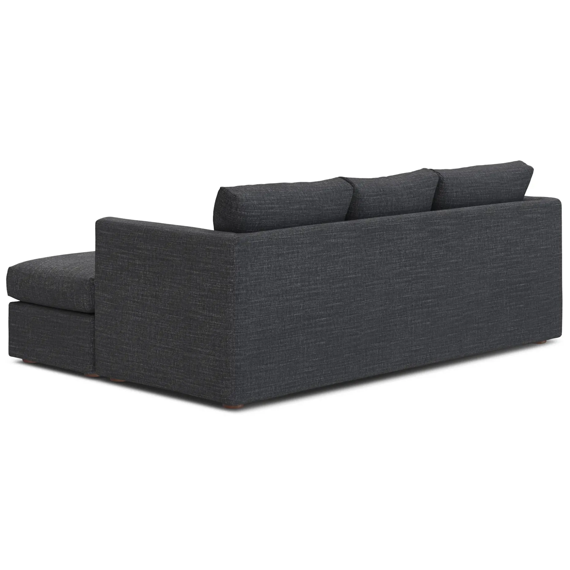 Marina 90" Reversible Storage Sleeper Sectional - Napa Charcoal