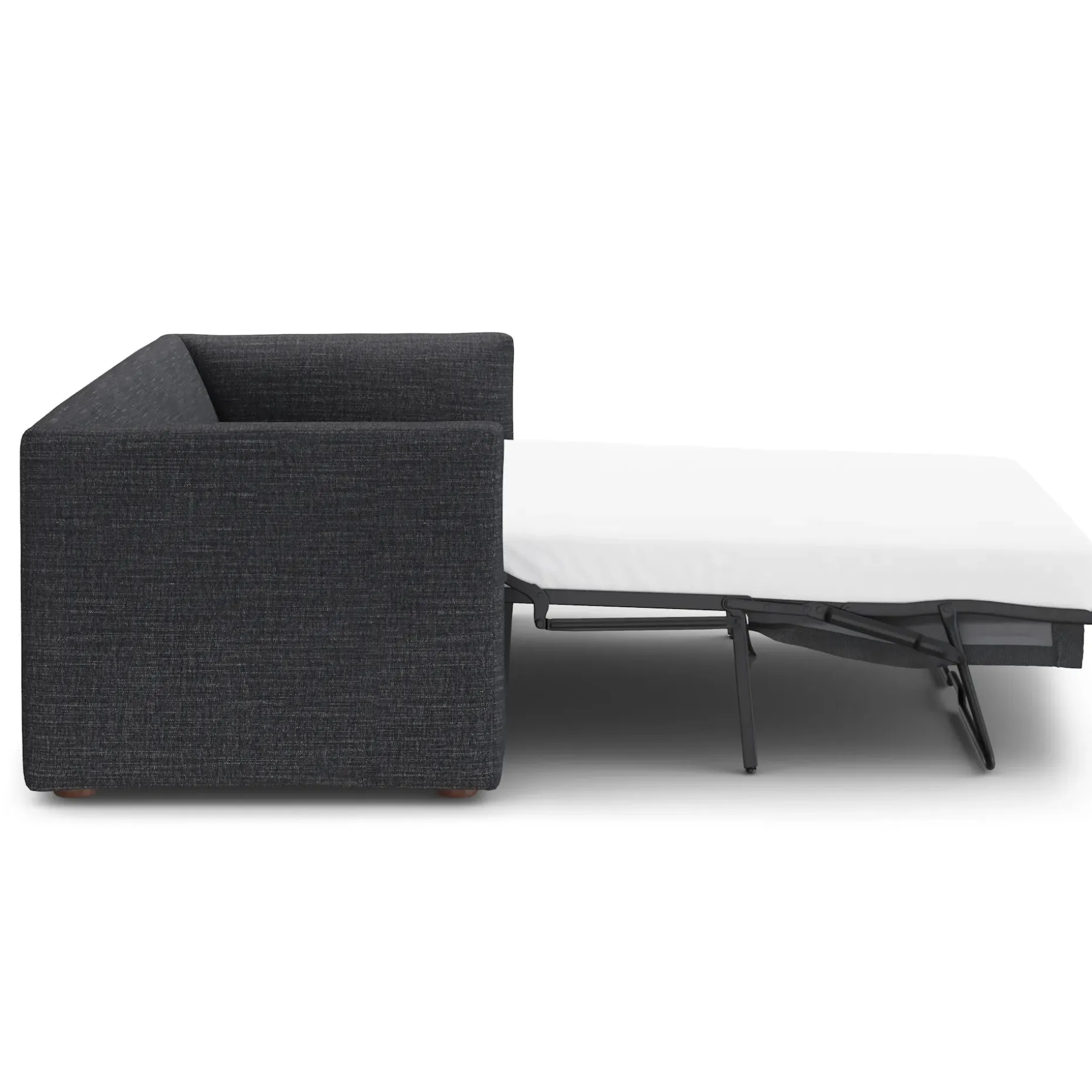 Marina 90" Reversible Storage Sleeper Sectional - Napa Charcoal
