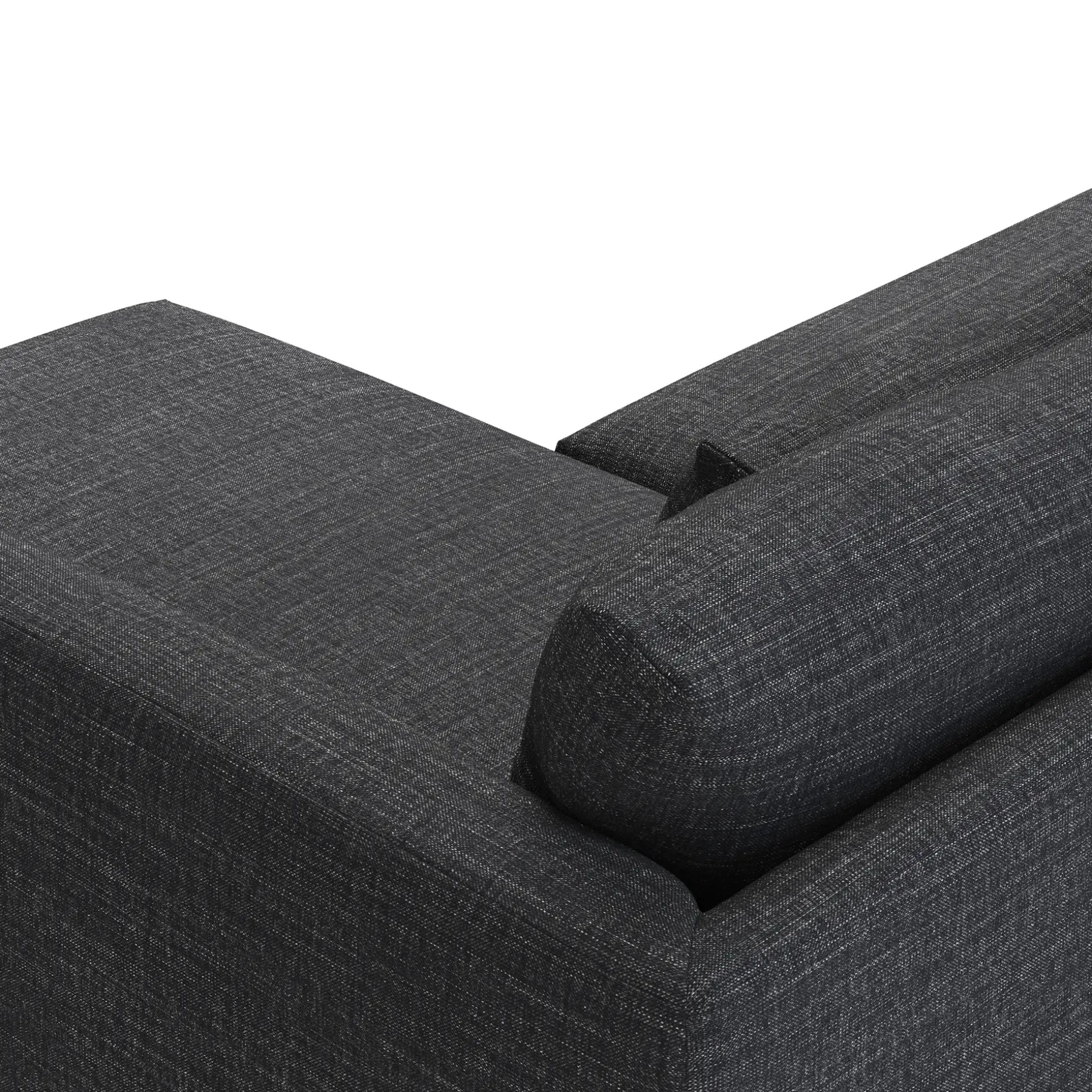 Marina 90" Reversible Storage Sleeper Sectional - Napa Charcoal