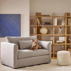 Marina 57" Sleeper Chair - Hestia Gray