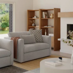Marina 57" Sleeper Chair - Hestia Gray