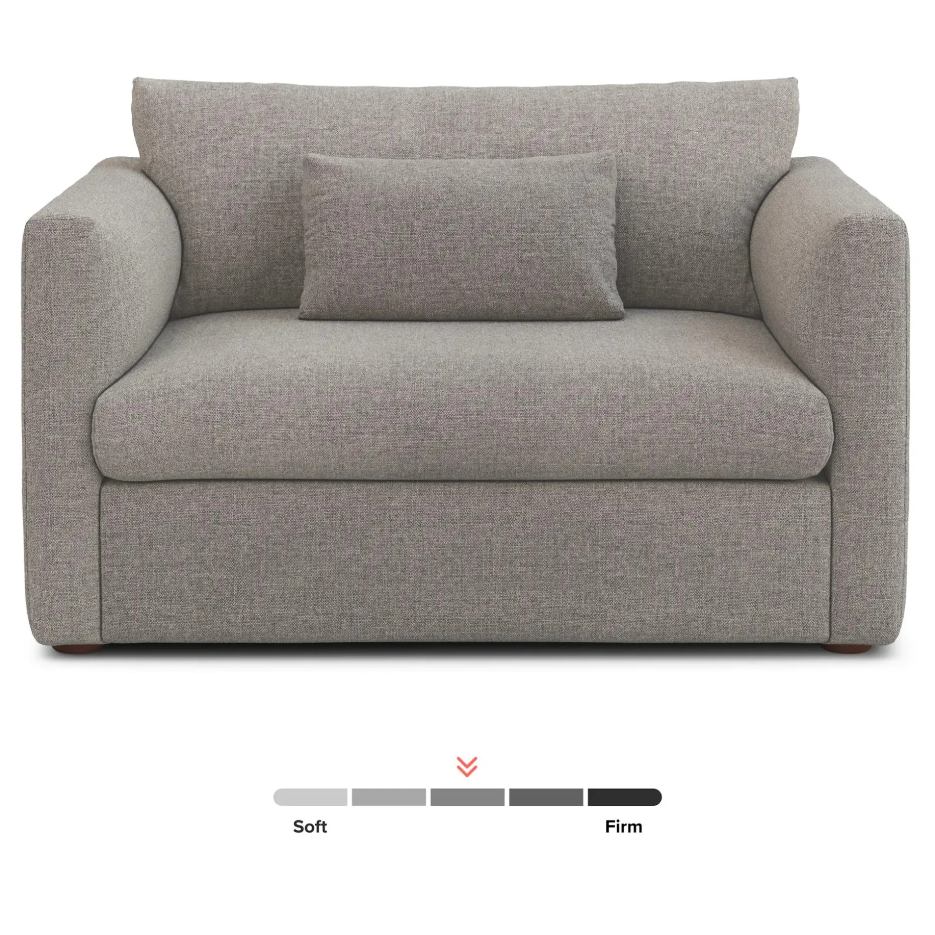 Marina 57" Sleeper Chair - Hestia Gray