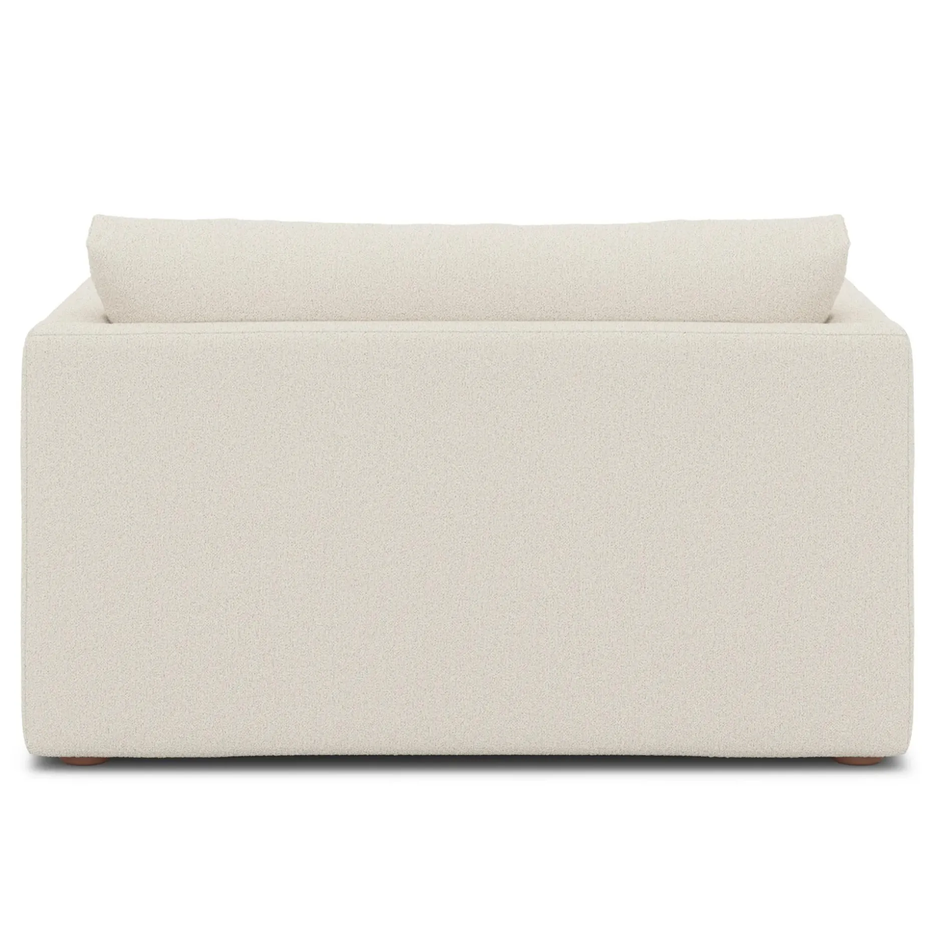 Marina 57" Sleeper Chair - Ivory Wool Bouclé