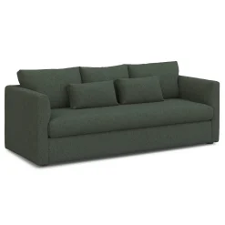 Marina 90" Sofa Bed - Green Wool Bouclé