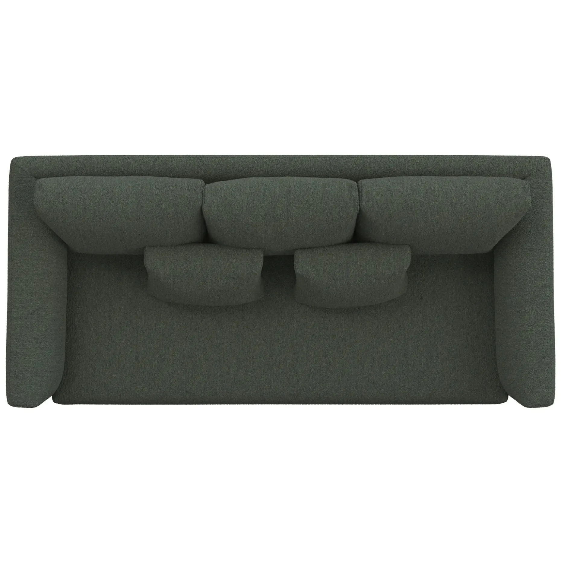 Marina 80" Sofa - Green Wool Bouclé