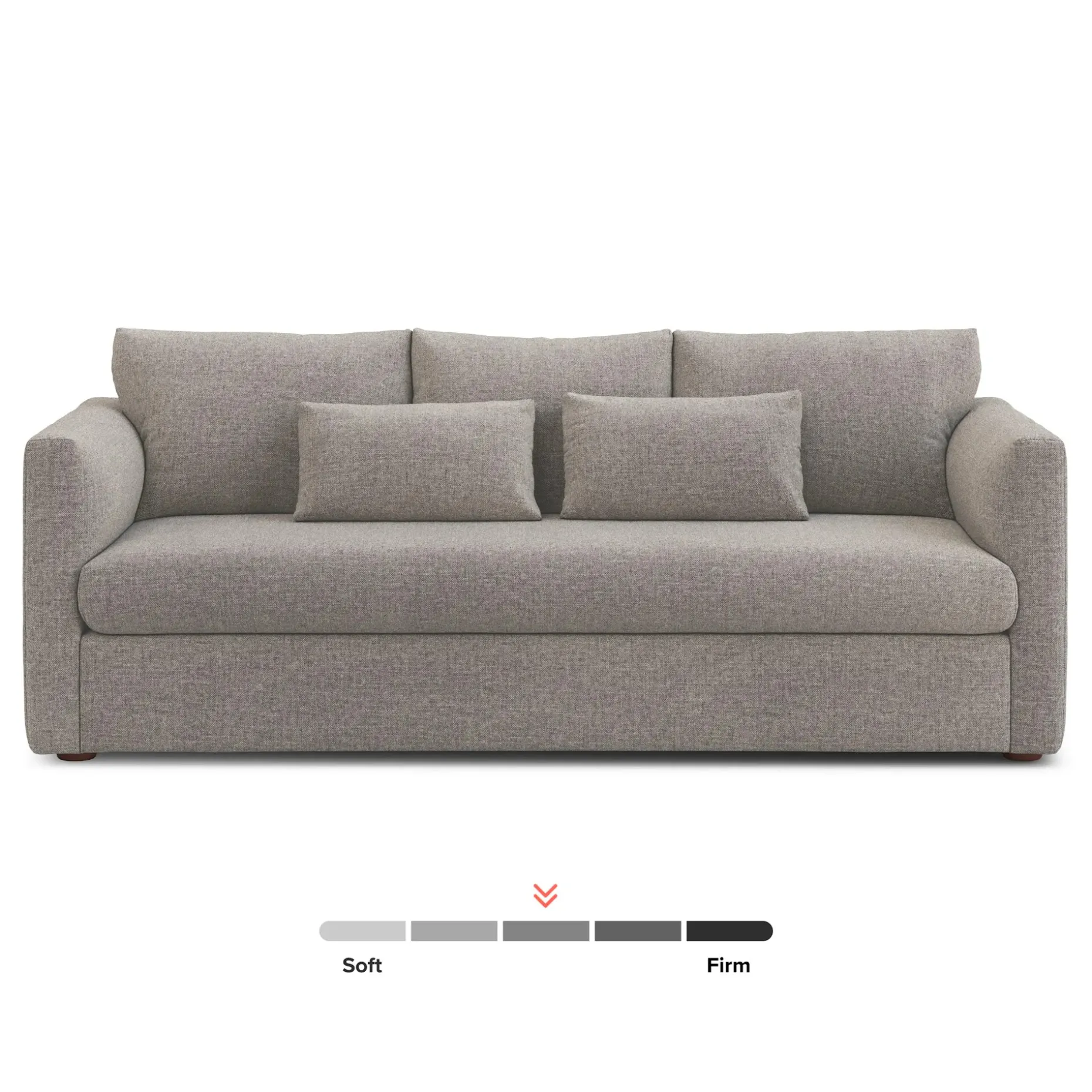 Marina 90" Sofa - Hestia Gray