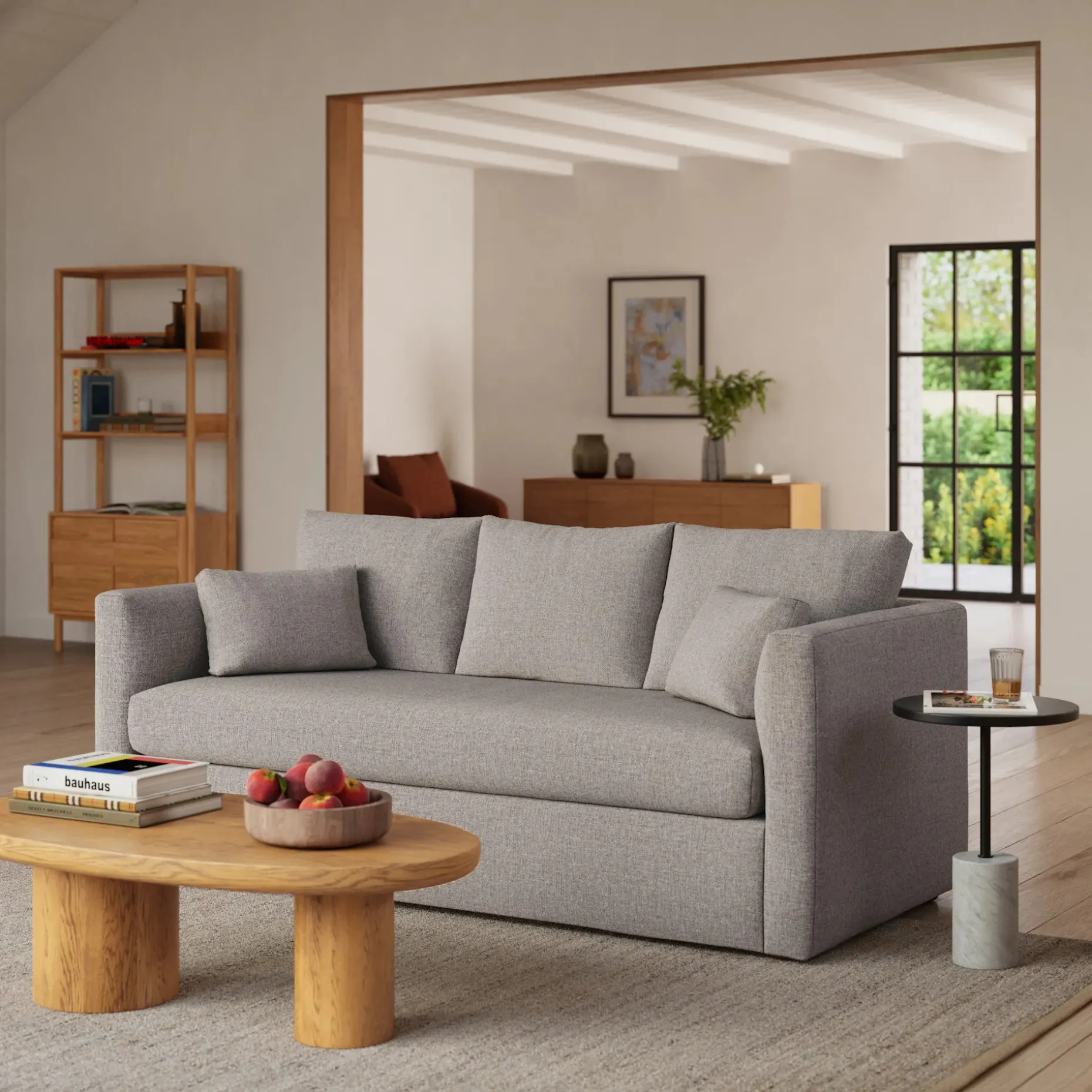 Marina 80" Sofa - Hestia Gray