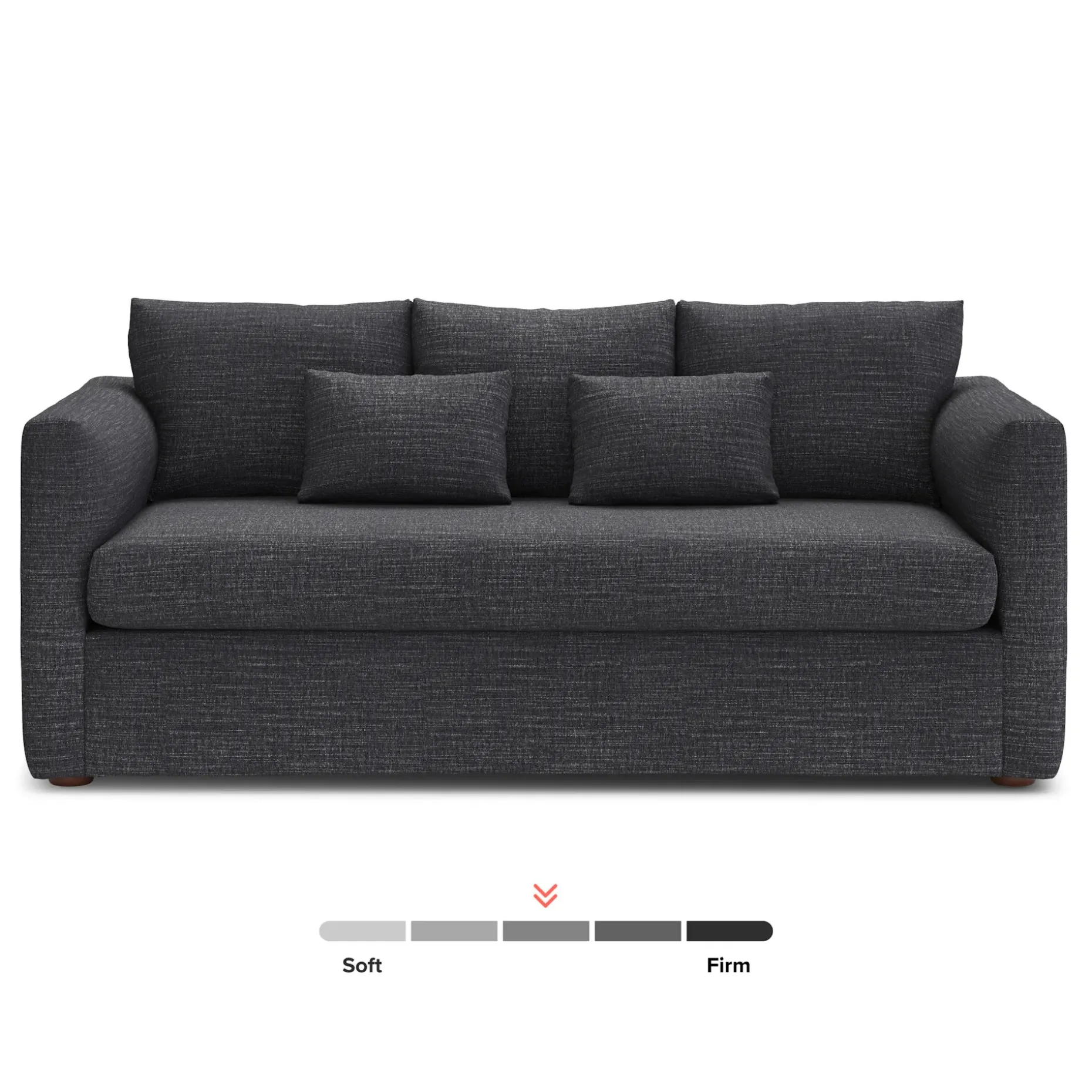 Marina 80" Sofa - Napa Charcoal